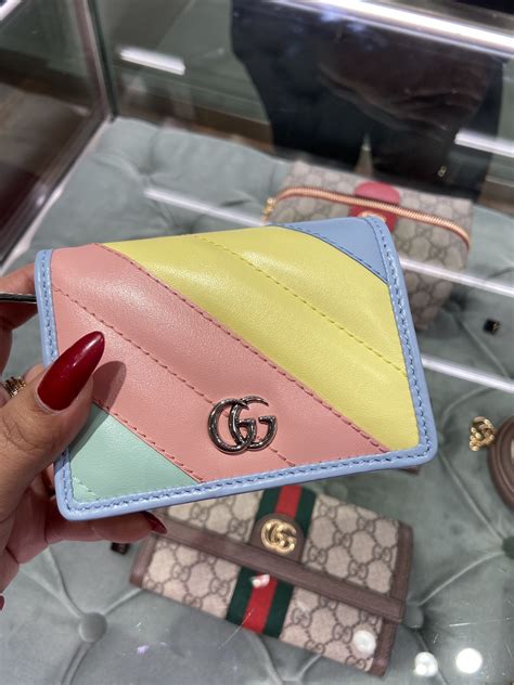 gucci pastel rainbow bag|Gucci baguette bag.